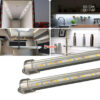 SB-6515 - 2 Adet Alüminyum Kasa Çubuk Led 12 Volt Beyaz Işık 50 Cm Şeffaf Karavan Tekne Otomobil