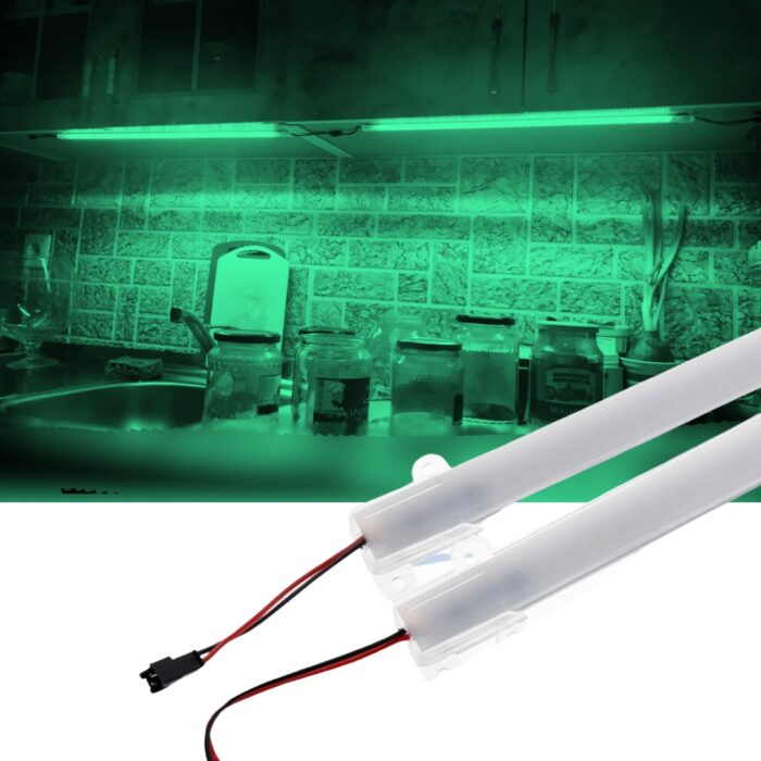SB-6510 2 Adet 100 Cm 220v Opak Çubuk Bar Led Yeşil Işık