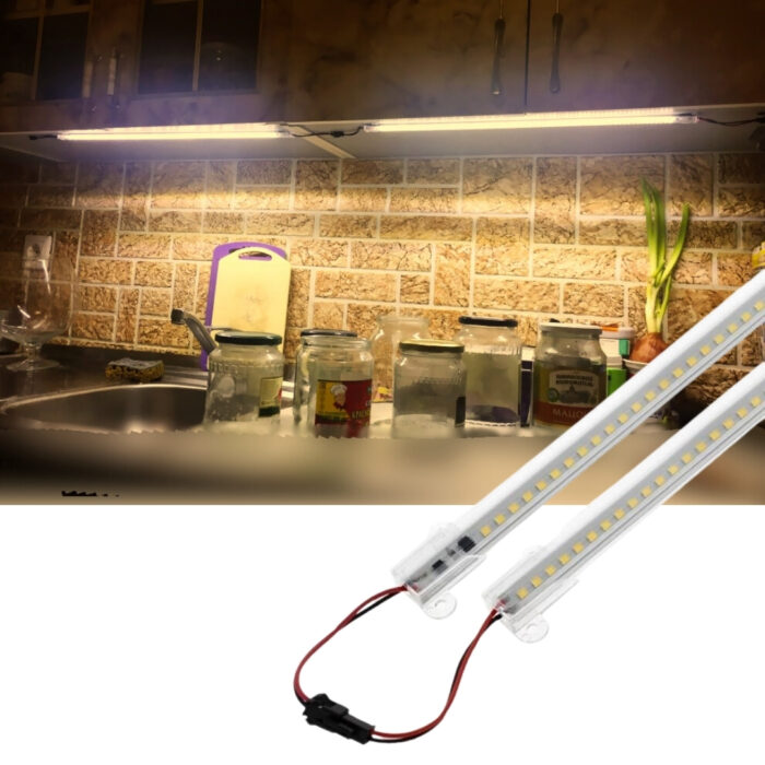 SB-6510 2 Adet 100 Cm 220v Şeffaf Çubuk Bar Led Gün Işığı