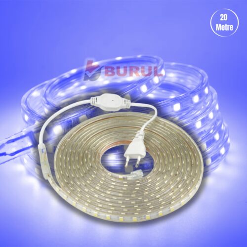 SB-6522 20 Metre Mavi Işık Hortum Şerit Led Dış Ortam Aydınlatma 220v Fişli