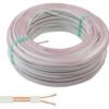 2 x 0.75mm Bitişik Elektrik Kordon Kablo 100 Metre