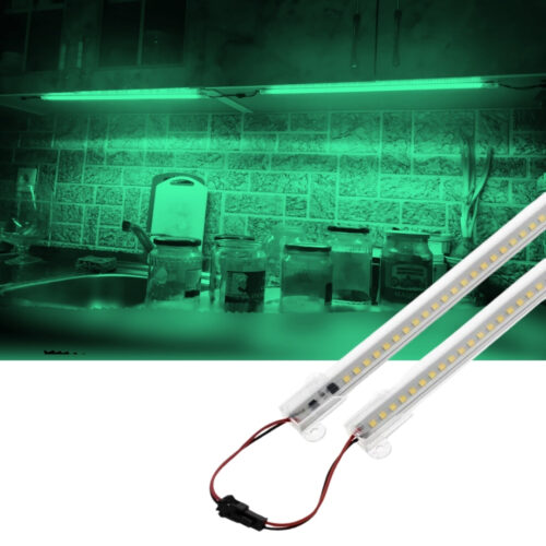SB-6510 2 Adet 100 Cm 220v Şeffaf Çubuk Bar Led Yeşil Işık
