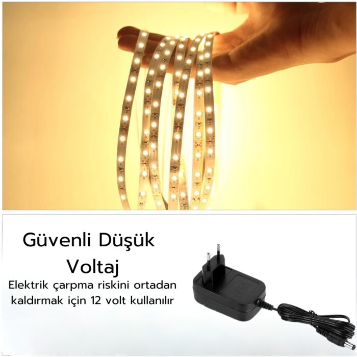 SB-6513 5 Metre Dimmer Anahtarlı Gün Işığı Şerit Led Seti - Görsel 6