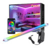 SB-6521 RGB Çubuk Şerit Led - 50 cm Opak 256 Renk Bluetooth Kontrol Renk Değiştiren Led Işık