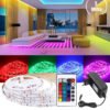 SB-6544 5 Metre 16 Renk Kumandalı Renk Değiştiren RGB Şerit Led Işık Seti