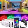 SB-6547 2.5 Metre 256 Renk Bluetooth APP Kontrol Renk Değiştiren RGB Şerit Led Işık Seti